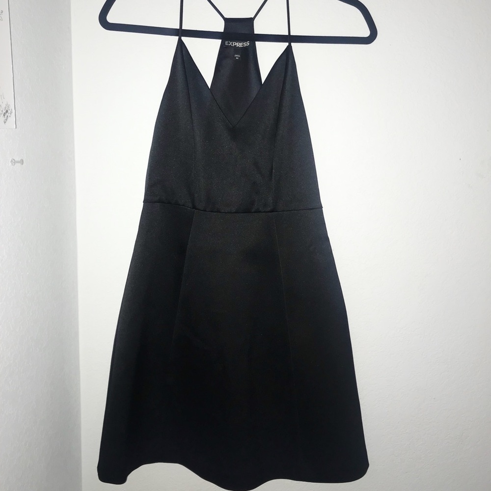 Black mini dress